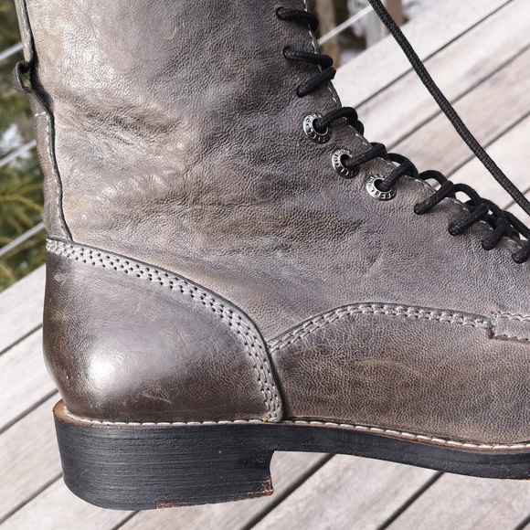 ★ Diesel All Leather Lace-up Ankle Boots - EU 41 - Picture 6 of 14